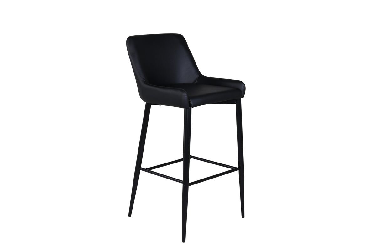 Set van 2 Jukka Barkrukken Zwart Kunstleder 74cm - Afbeelding 12