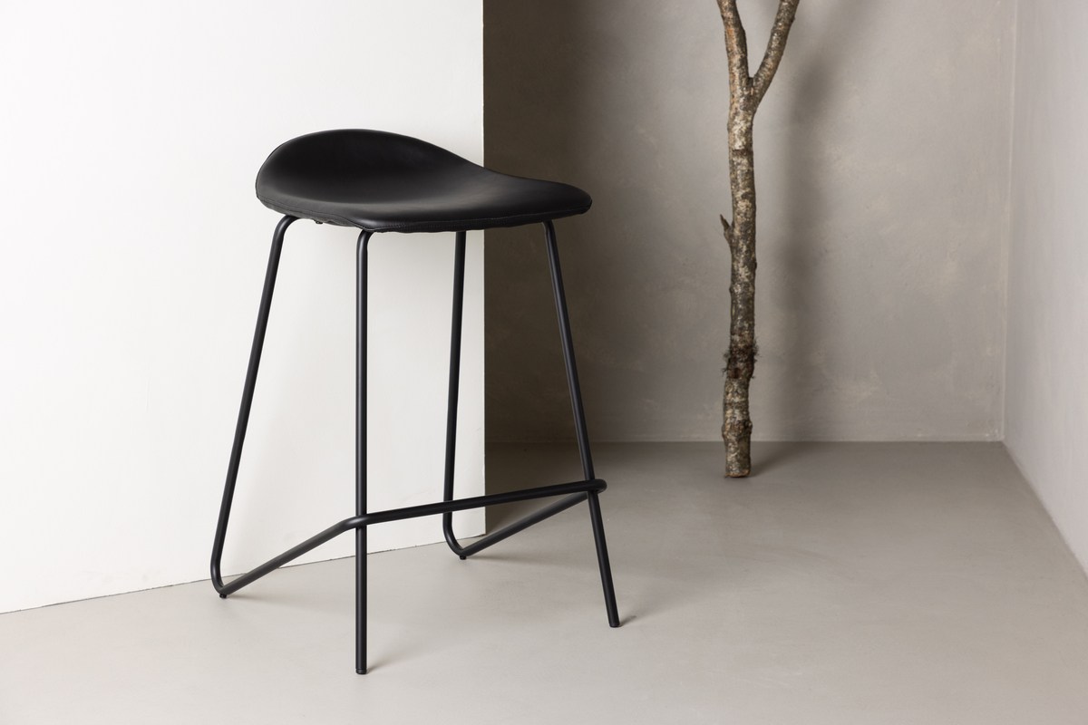 Set van 2 Simo Barkrukken Zwart 66cm - Afbeelding 9