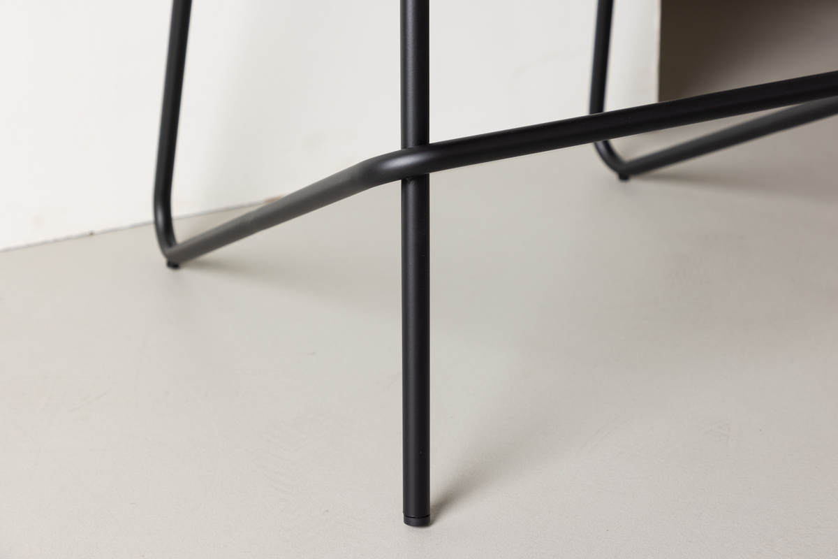 Set van 2 Simo Barkrukken Zwart 66cm - Afbeelding 3