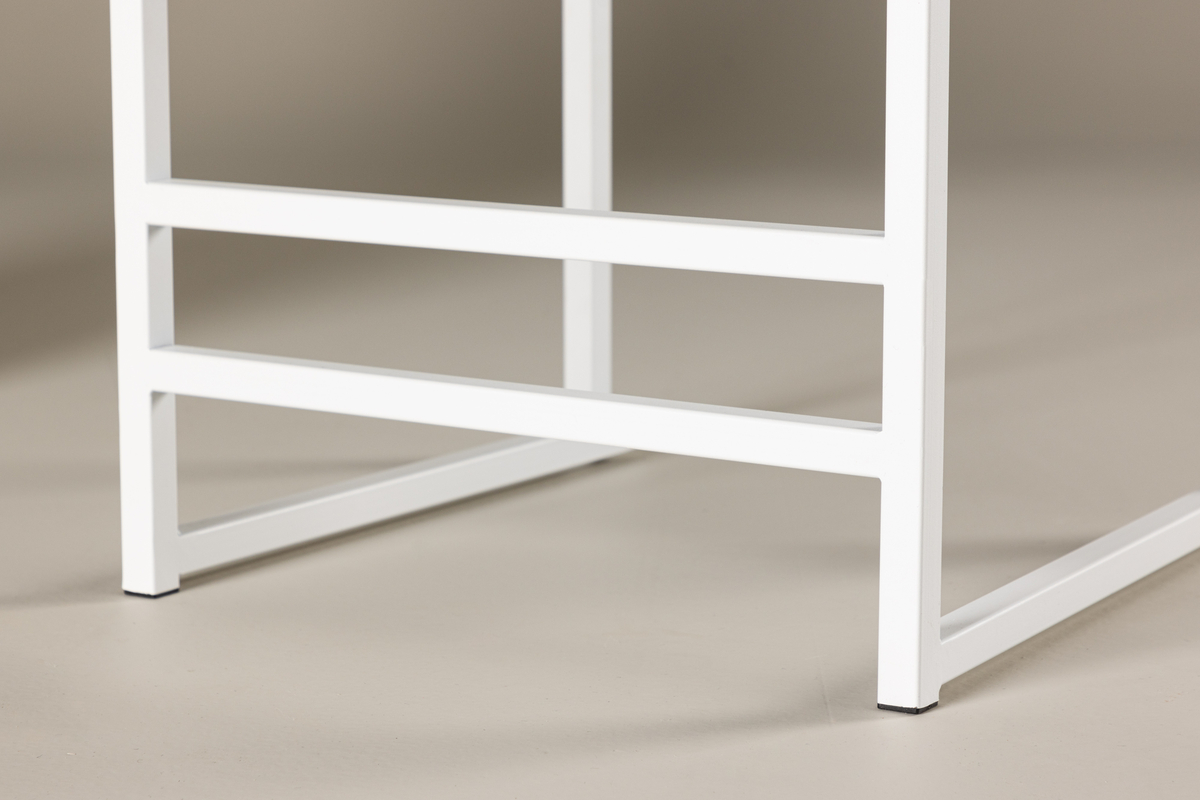 Set van 2 Heikki Barkrukken Wit Beige 58cm - Afbeelding 5