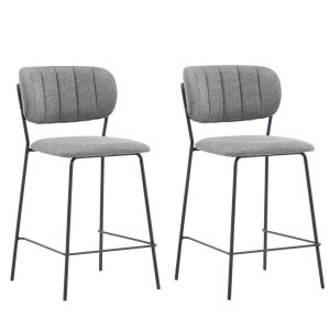 Set van 2 Marko Barkrukken Grijs 61cm