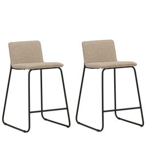 Set van 2 Sami Barkrukken Beige 65cm