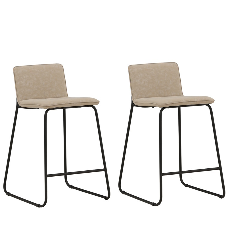 Set van 2 Sami Barkrukken Beige 65cm