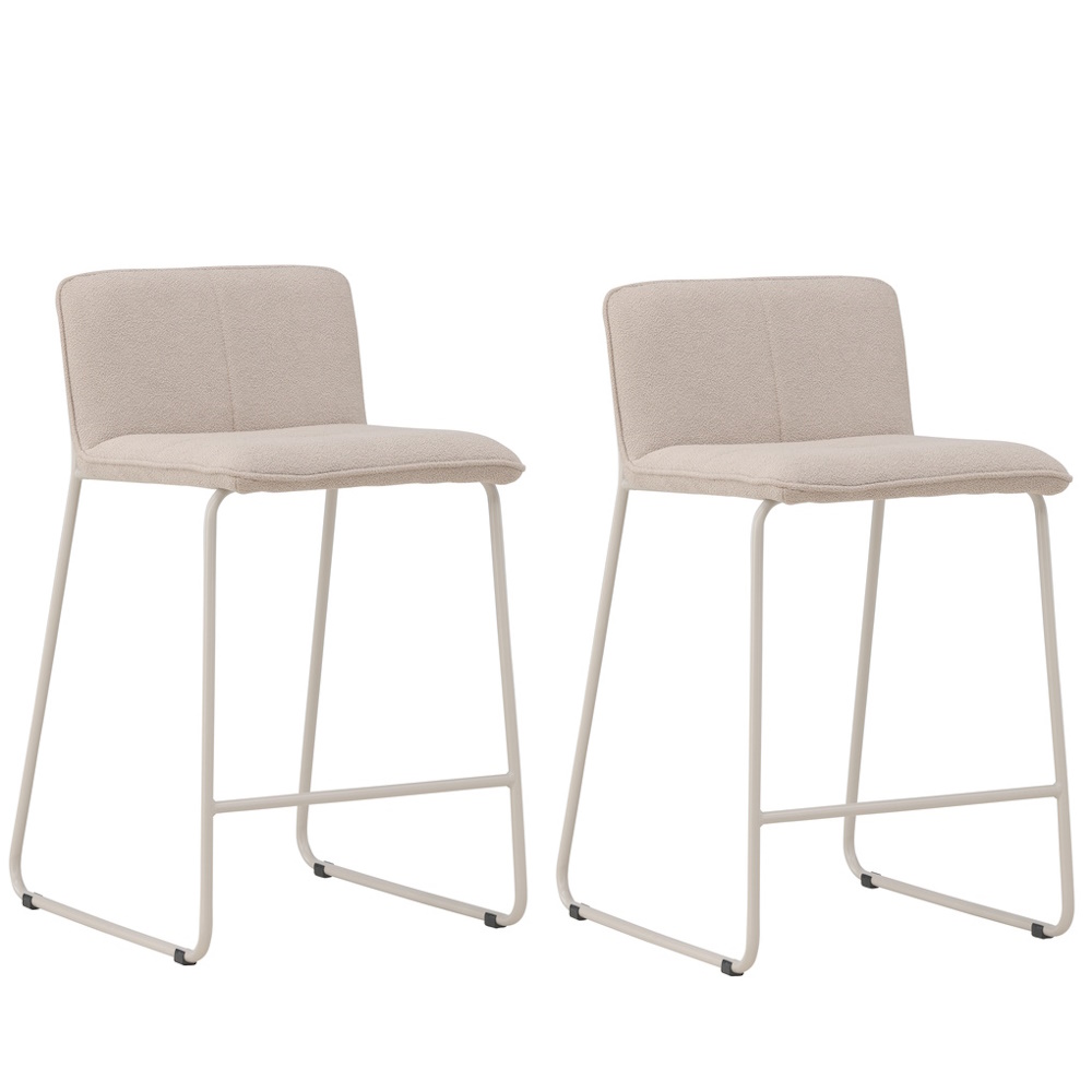 Set van 2 Sami Barkrukken Beige frame 65cm