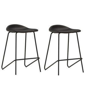 Set van 2 Simo Barkrukken Zwart 66cm