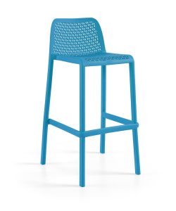 Barkruk-turtle-lichtblauw